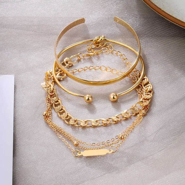 مجموعة أساور - Set High Polished