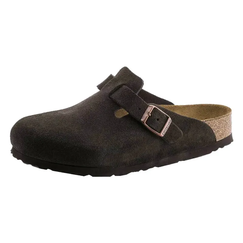 Adult Birkenstock Boston Soft Footbed Suede Leather - Regular