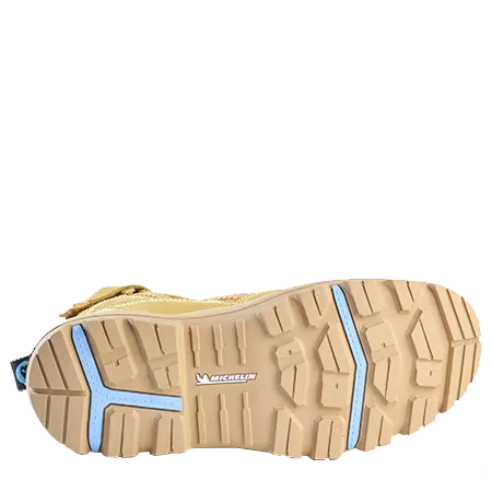 Bata Horizon Ultra Wheat Zip Sided Lace Up Safety Shoe (804-88008)