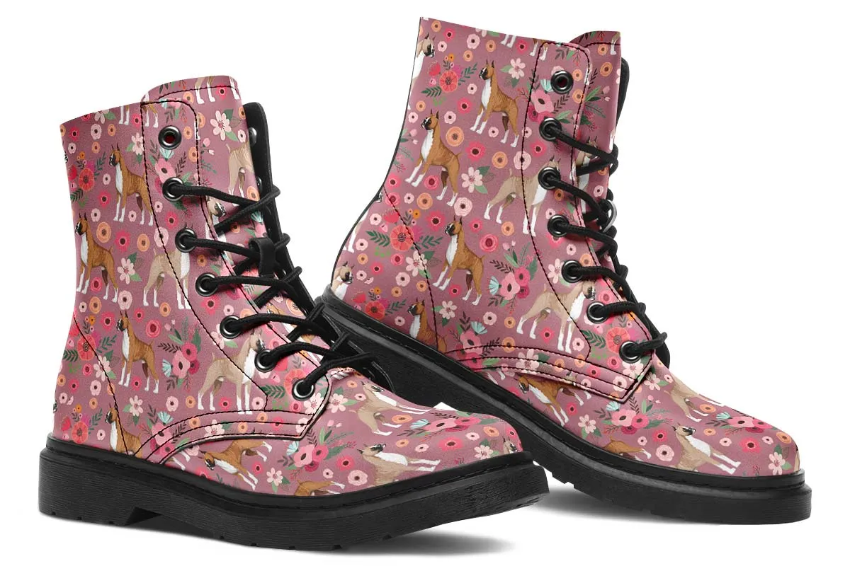 Boxer Flower Boots