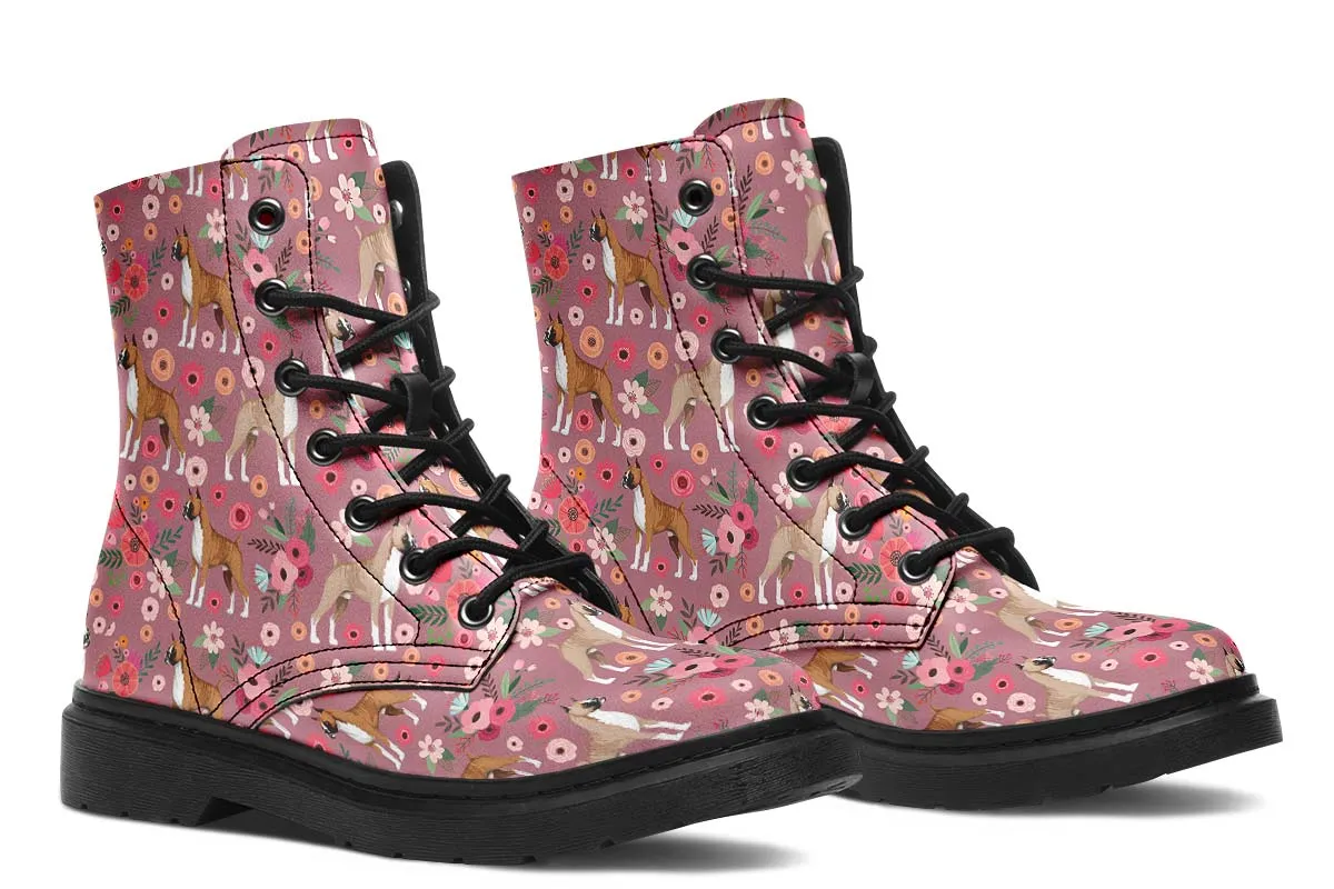 Boxer Flower Boots