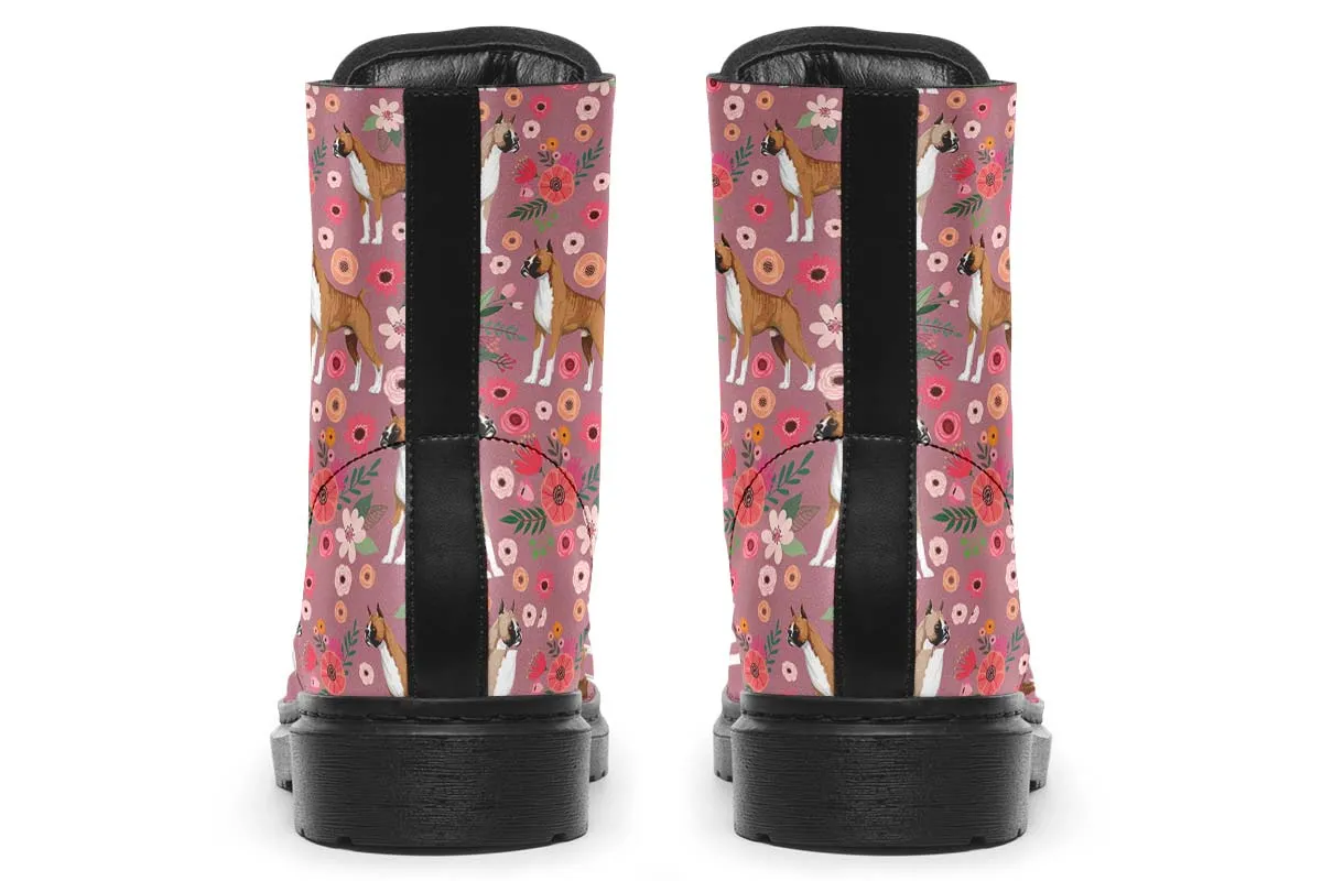 Boxer Flower Boots