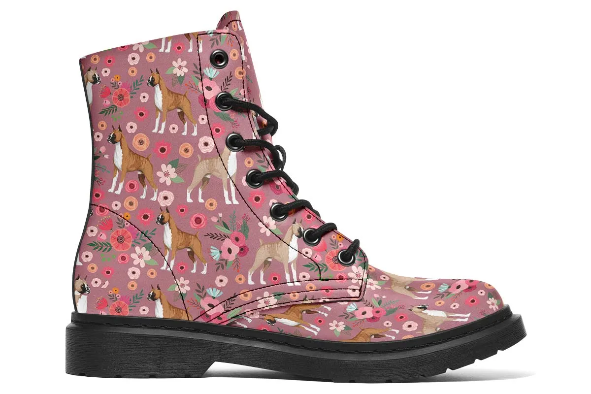 Boxer Flower Boots