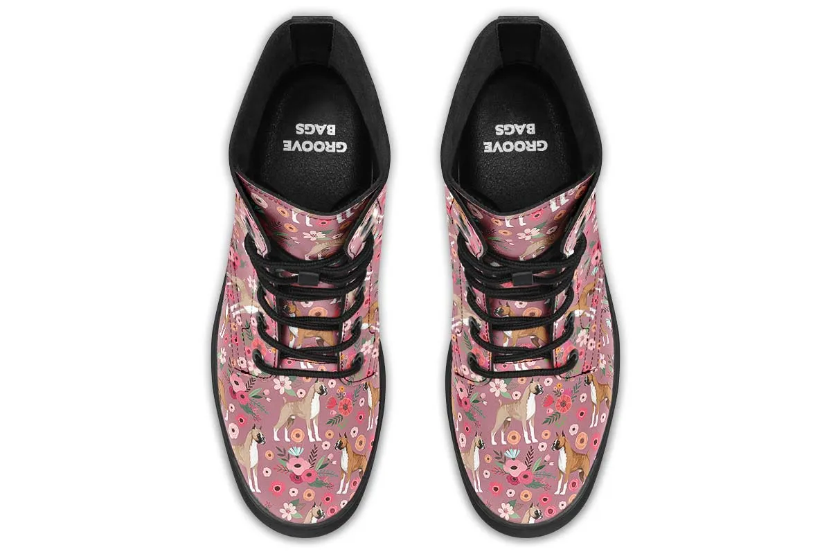 Boxer Flower Boots