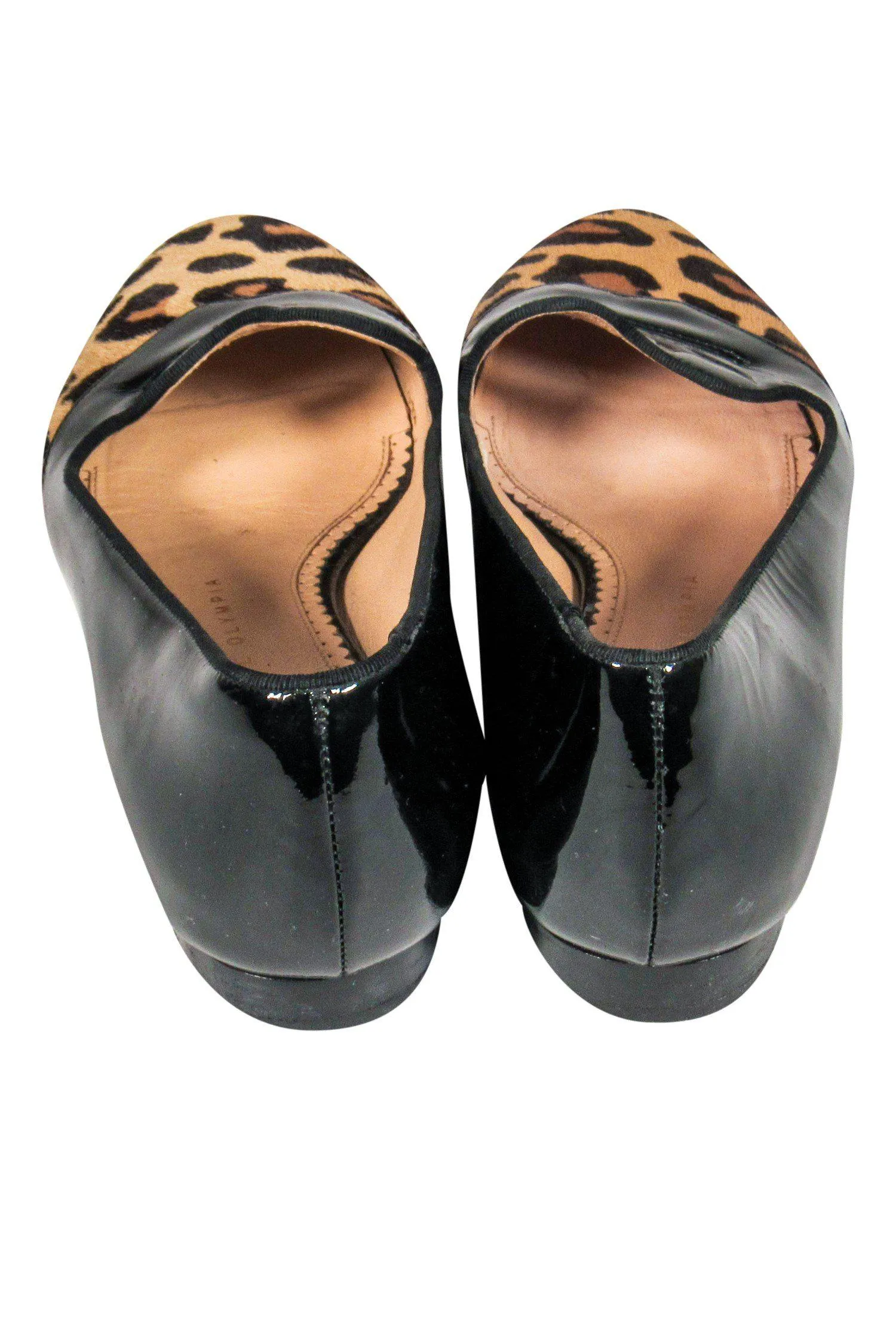 Charlotte Olympia - Calf Hair Leopard Print Flats Sz 7.5