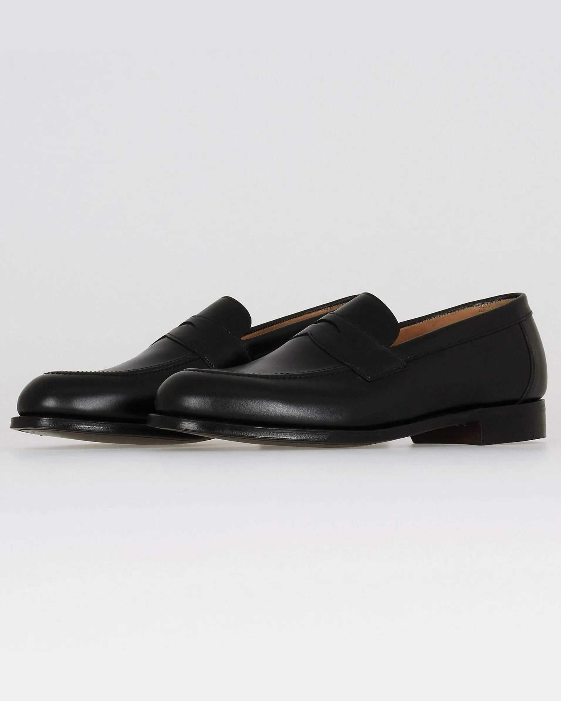 Cheaney Hadley Penny Loafer - Black Calf Leather