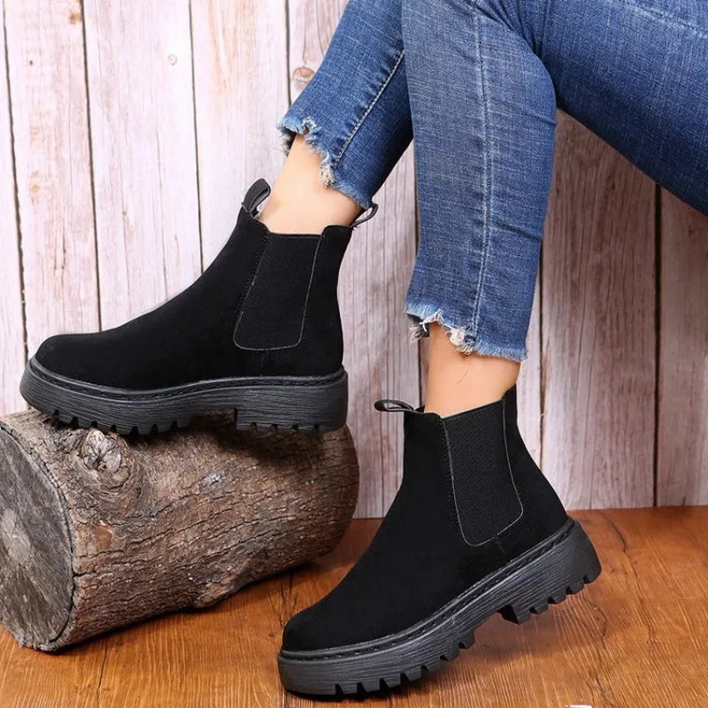 Chunky Martin Ankle Boots