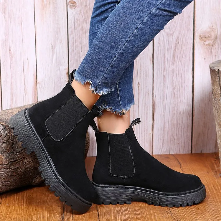 Chunky Martin Ankle Boots