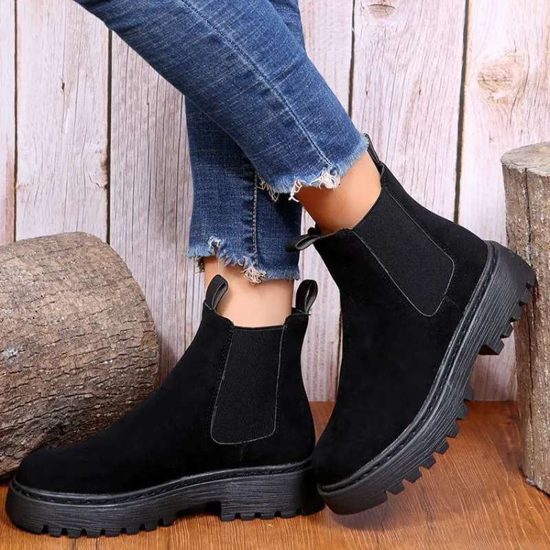 Chunky Martin Ankle Boots