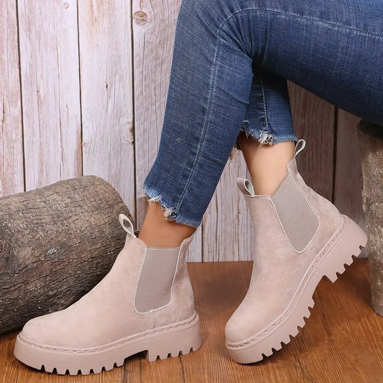 Chunky Martin Ankle Boots