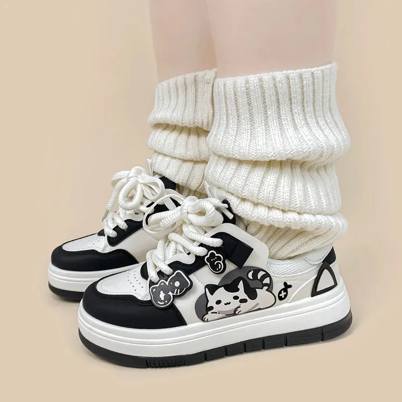 *CLEARANCE* Chubby Cheeks Kitty Casual Sneakers - Women's