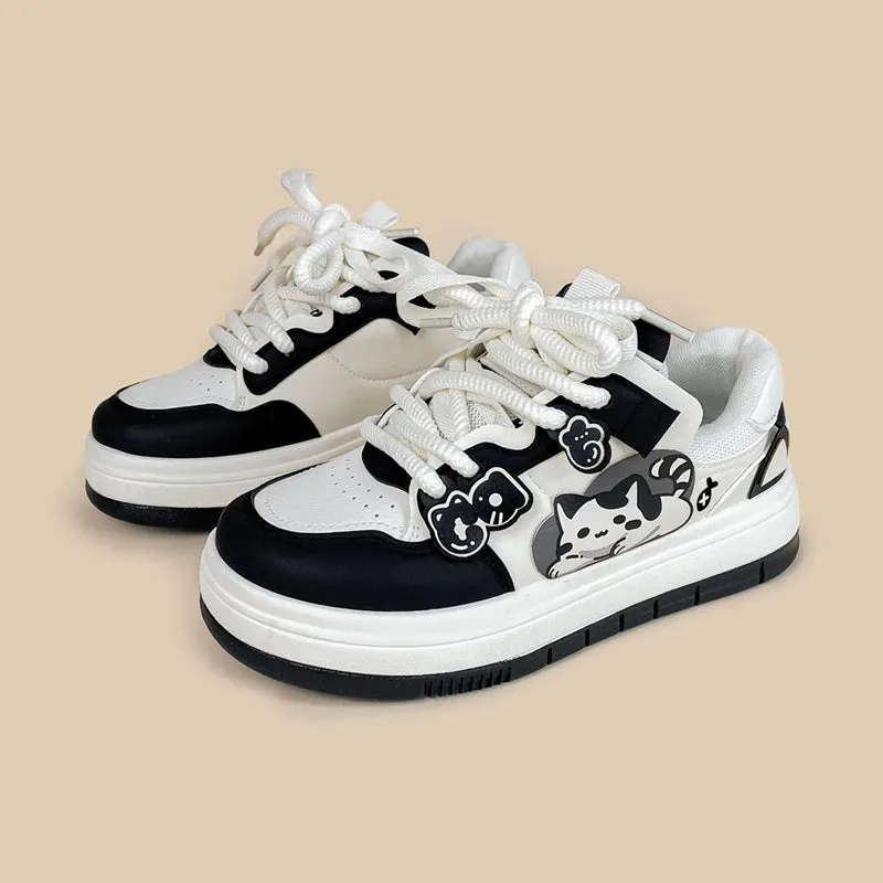 *CLEARANCE* Chubby Cheeks Kitty Casual Sneakers - Women's