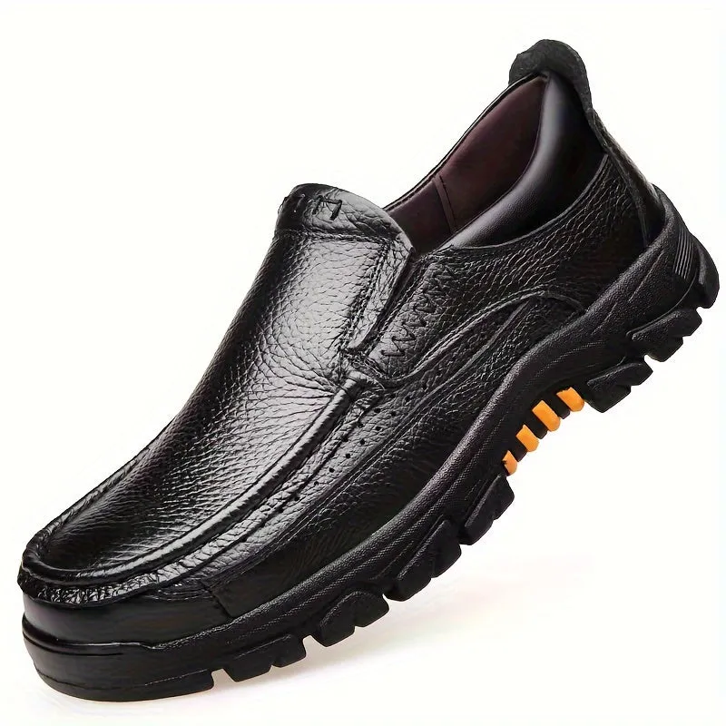 Comfortable Men's Loafers - Lightweight, Breathable, Slip-On Design for Business, Office, Spring, Summer, Autumn - Ideal for Middle-Aged Men's Footwear with Easy Walking Experience