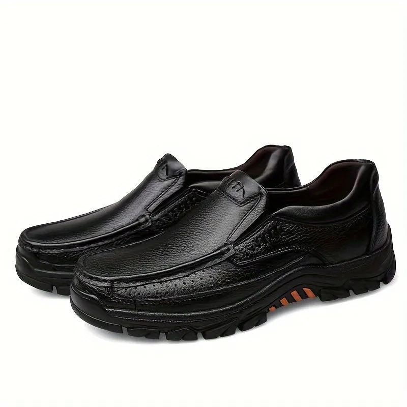 Comfortable Men's Loafers - Lightweight, Breathable, Slip-On Design for Business, Office, Spring, Summer, Autumn - Ideal for Middle-Aged Men's Footwear with Easy Walking Experience