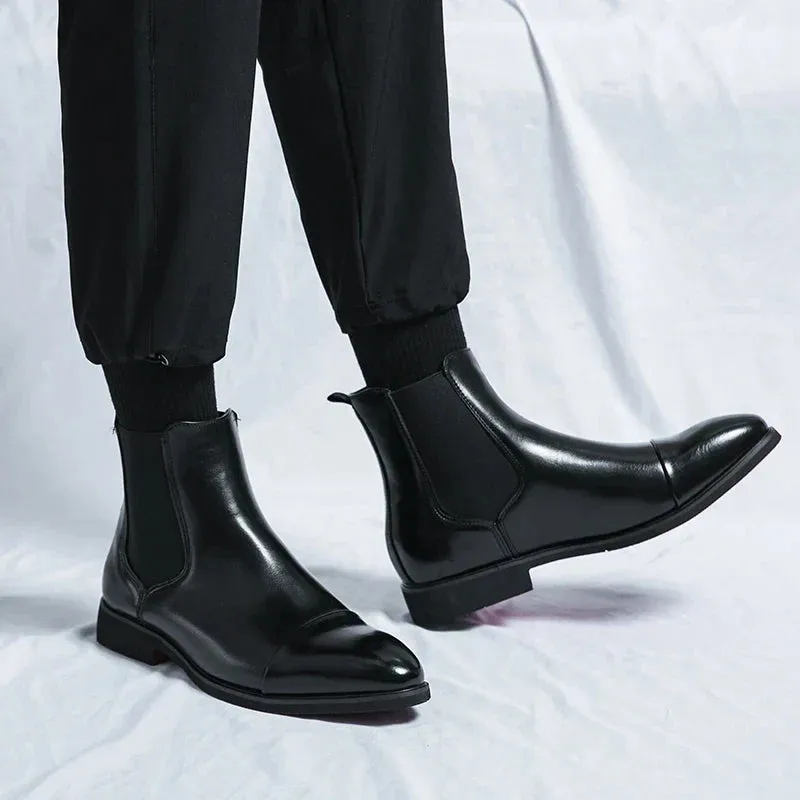 Damien | leather Chelsea boots