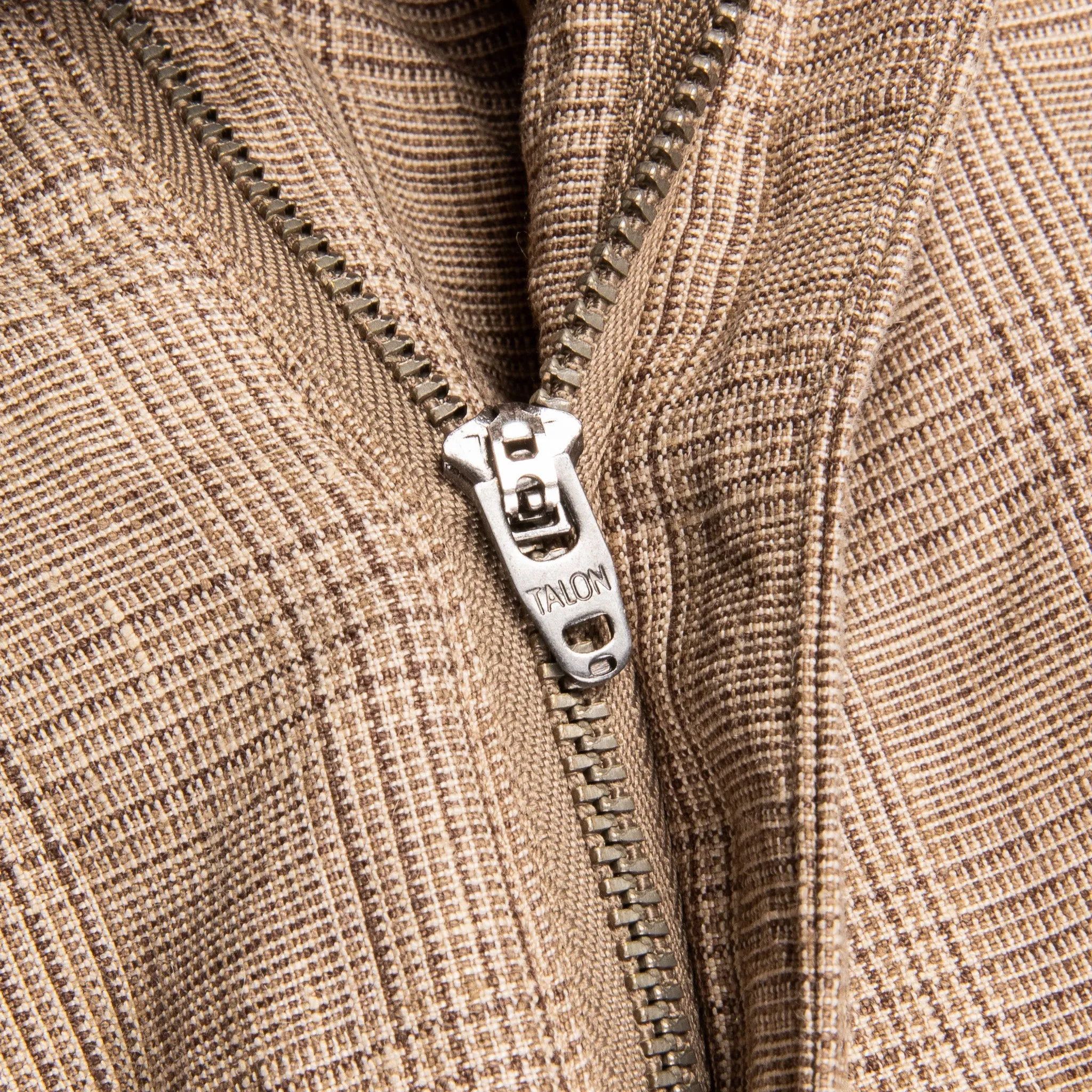 Engineered Garments Andover Pant Beige Linen Glen Plaid