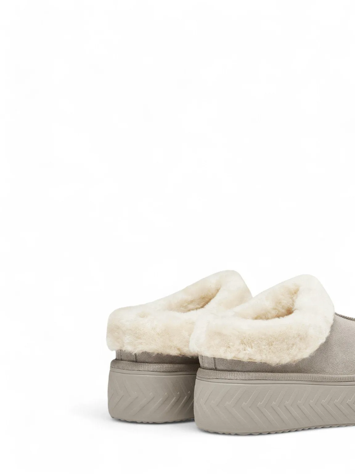 Faux Suede Slip-on Boots