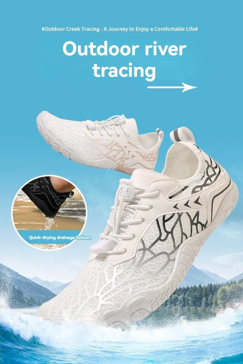 Grounded Footwear Barefoot Shoes for Balance and Neuropathy Women Men Hiking Boots Women Waterproof Summer Lightweight Water Shoes Wide Toe Box Sneakers Pro Barefoot Diabetic Shoe Quick-Dry Comfort