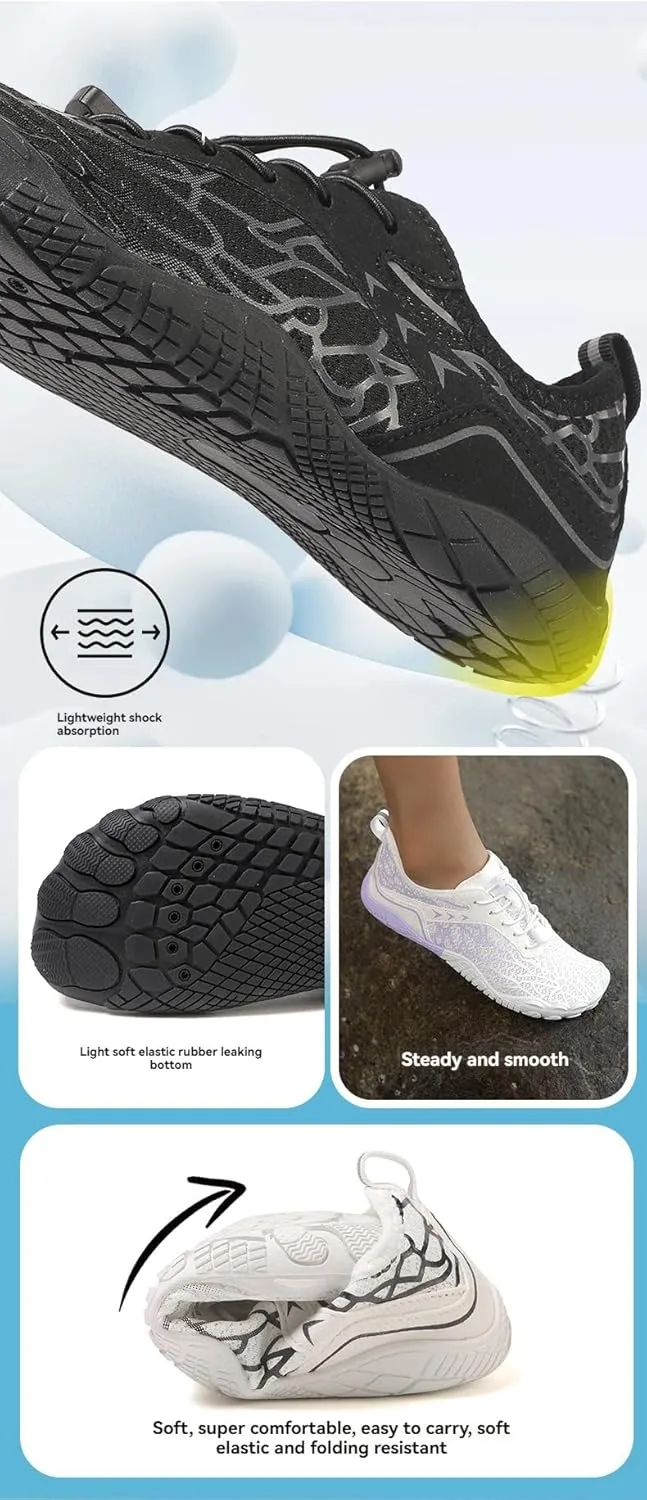 Grounded Footwear Barefoot Shoes for Balance and Neuropathy Women Men Hiking Boots Women Waterproof Summer Lightweight Water Shoes Wide Toe Box Sneakers Pro Barefoot Diabetic Shoe Quick-Dry Comfort
