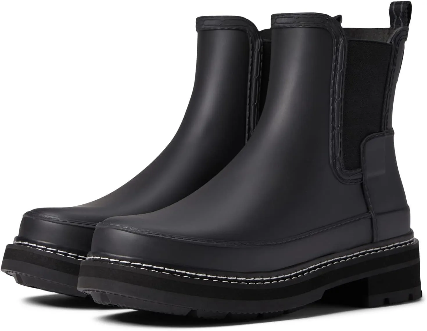 Hunter Footwear Women's Refined Chelsea Stitch Detail Rain Boot
