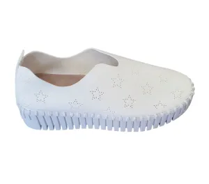 ILSE JACOBSEN LIGHT WEIGHT STAR PLATFORM WHITE FLAT