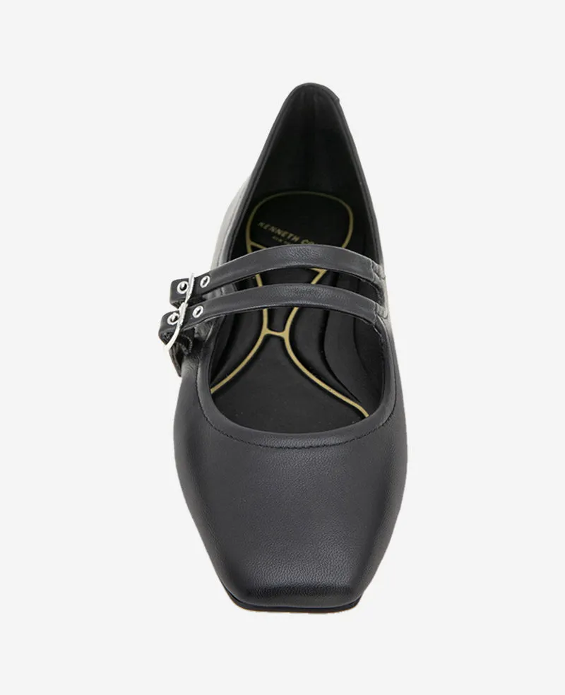 Jasmine Leather Mary Jane Flat