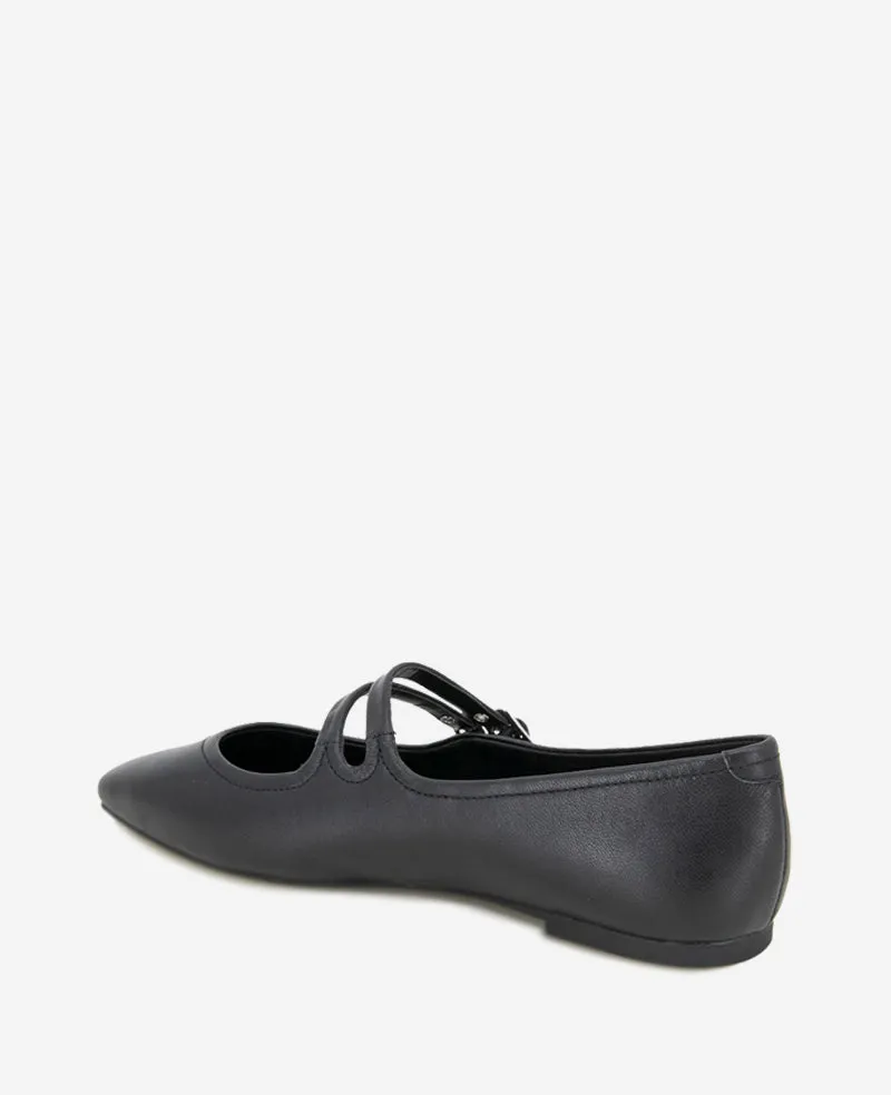 Jasmine Leather Mary Jane Flat