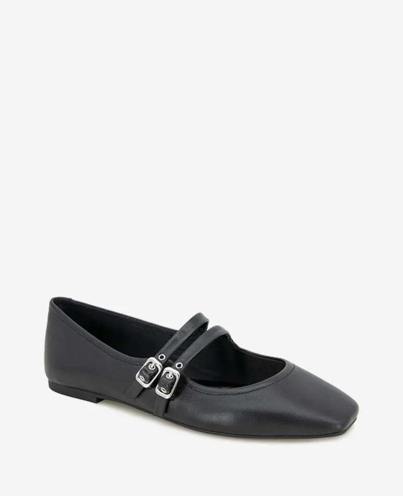 Jasmine Leather Mary Jane Flat