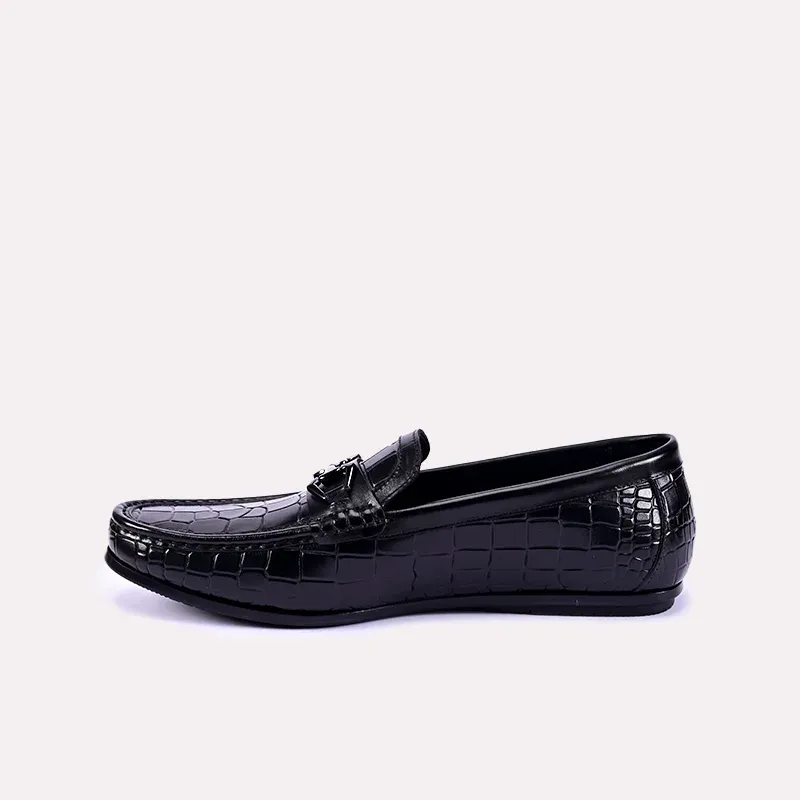 Jaxon Black Quilted Loafers 0130852