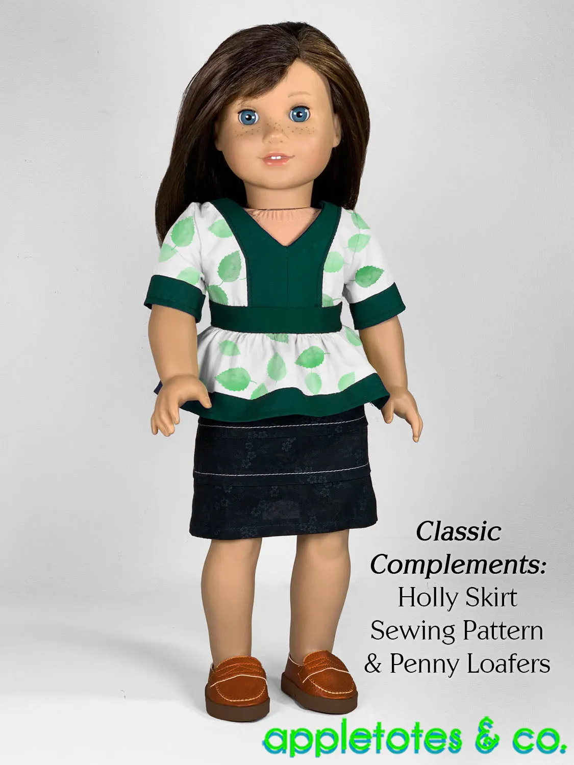 Katya Dress Blouse Combo 18 Inch Doll Sewing Pattern