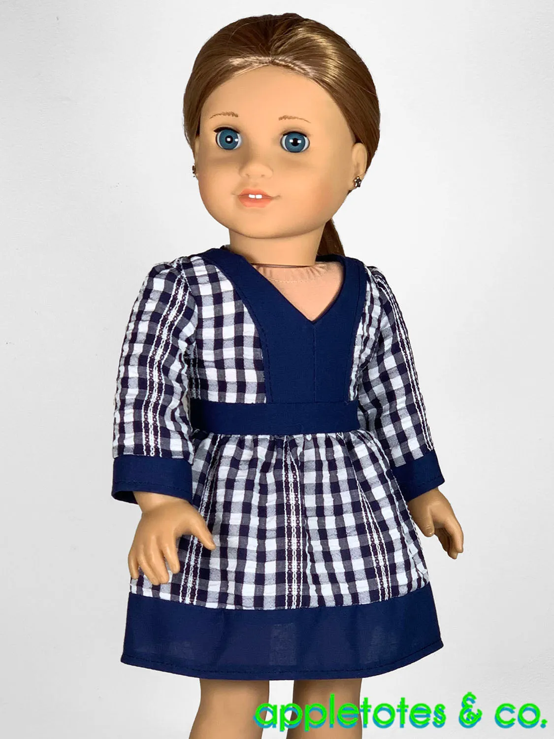 Katya Dress Blouse Combo 18 Inch Doll Sewing Pattern
