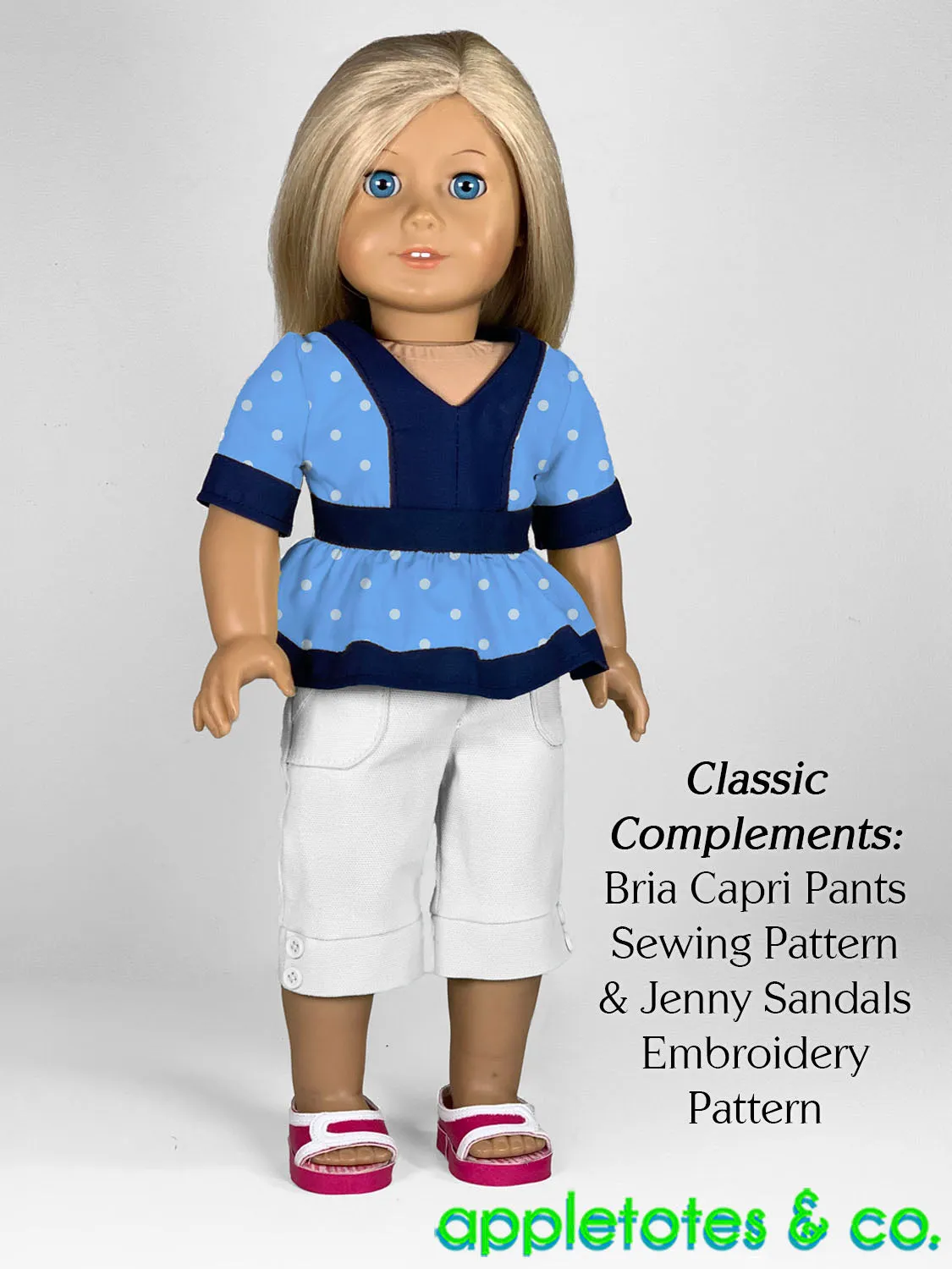 Katya Dress Blouse Combo 18 Inch Doll Sewing Pattern