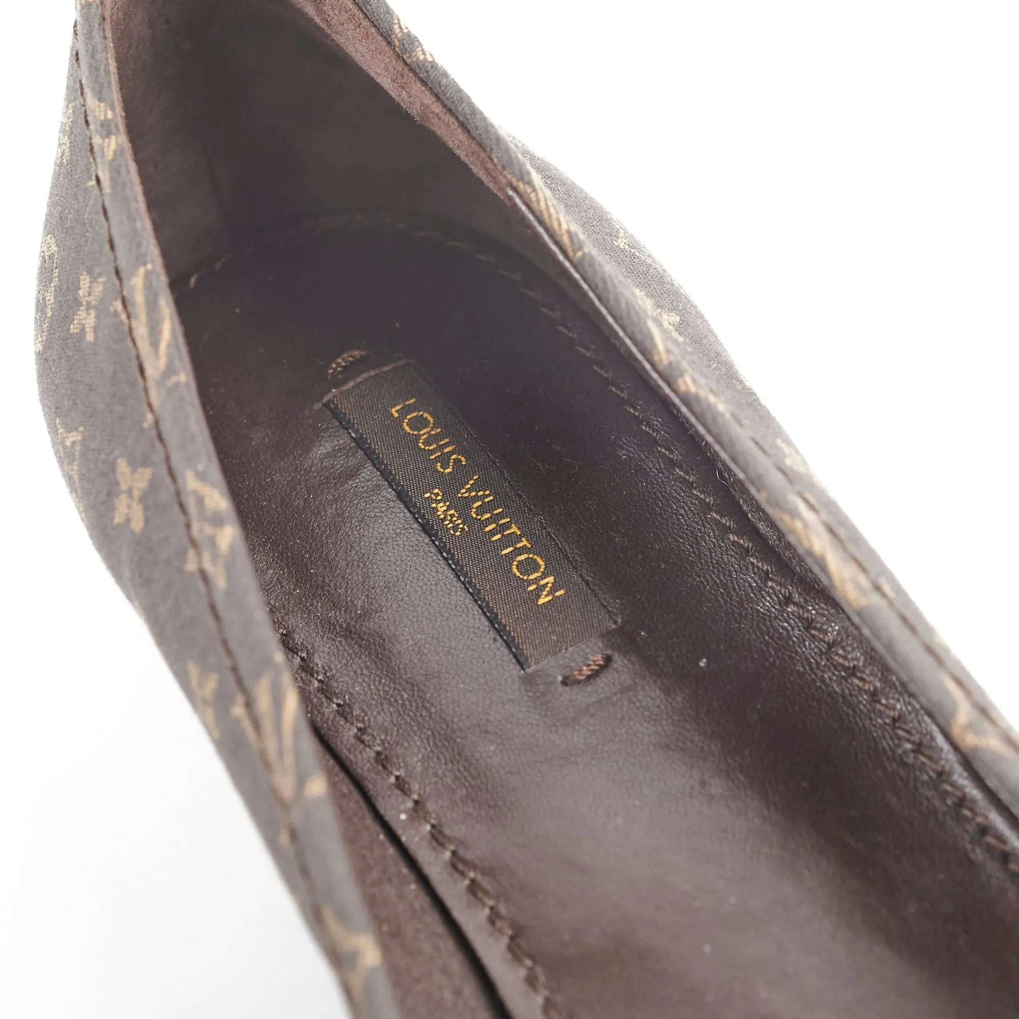 Louis Vuitton Monogram Brown Ballet Flats
