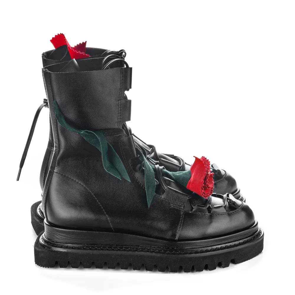Make this flower great again red touch booties