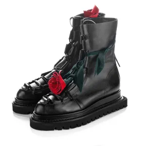 Make this flower great again red touch booties