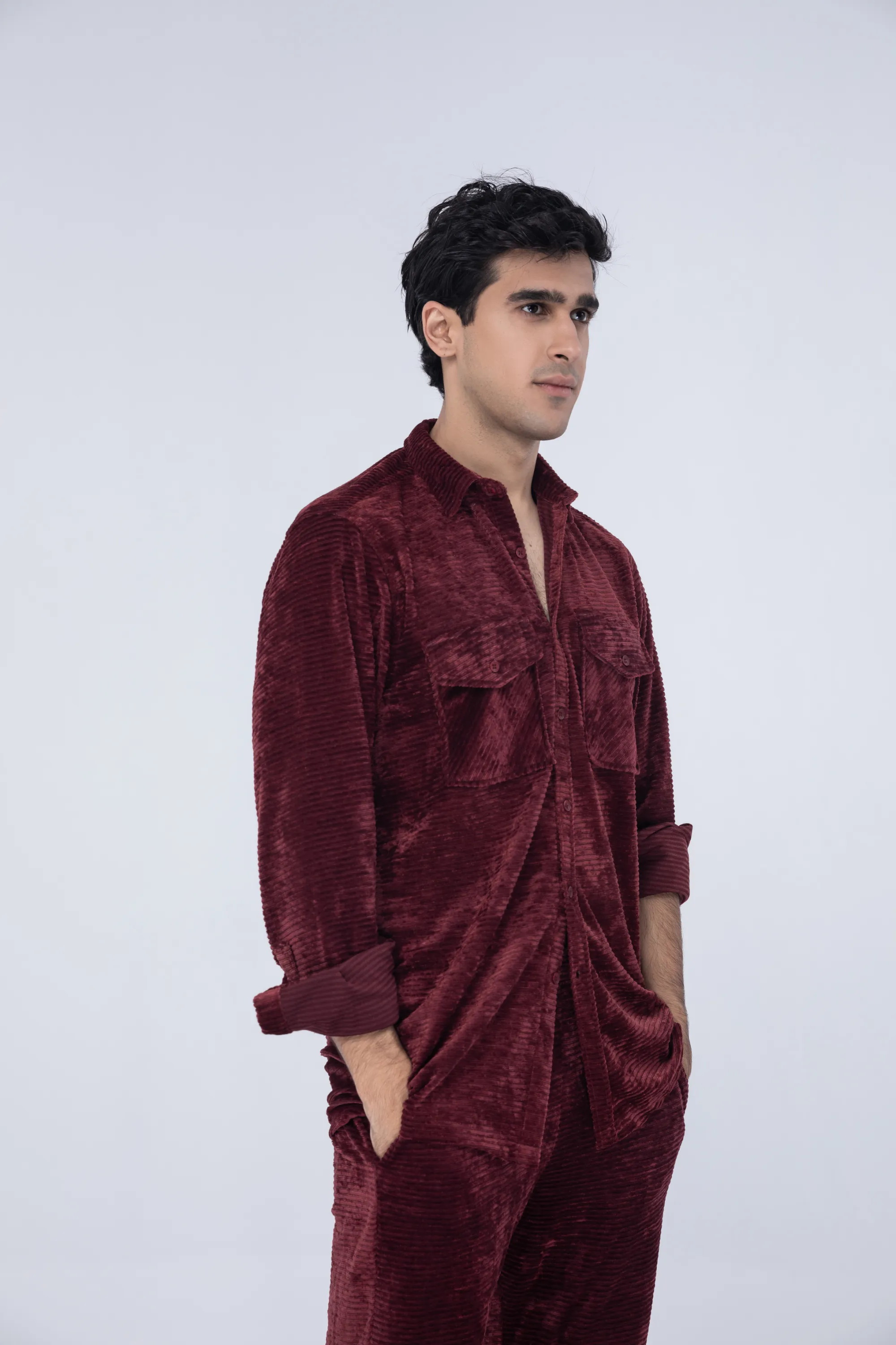 Maroon Co-ord Set