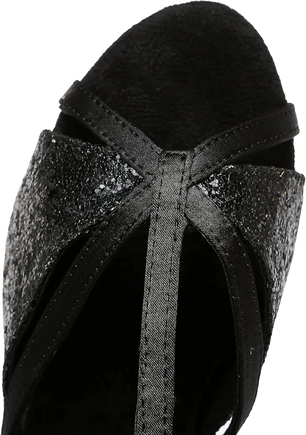 Minishion Practice Ballroom Dance Shoes T-strap Dance Heel L454