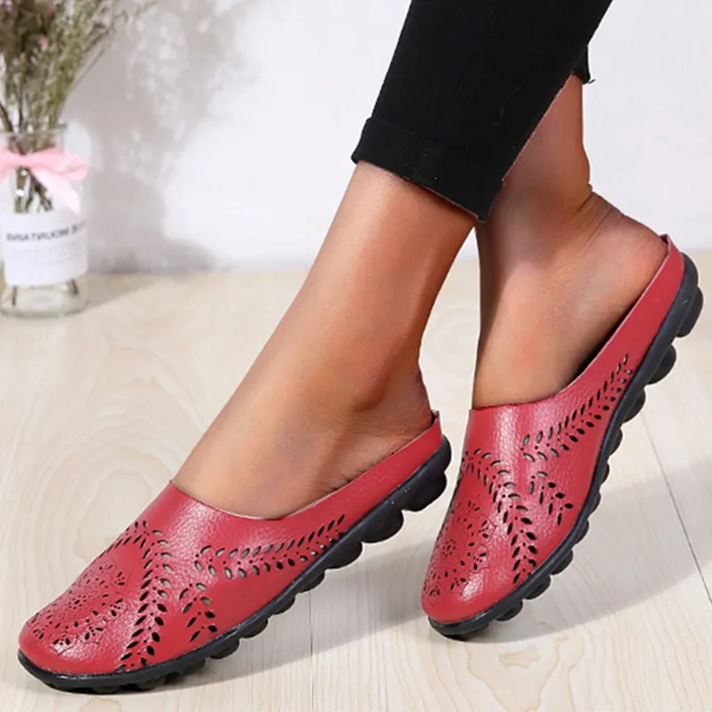 Nanccy Casual All-match Hollow Slippers