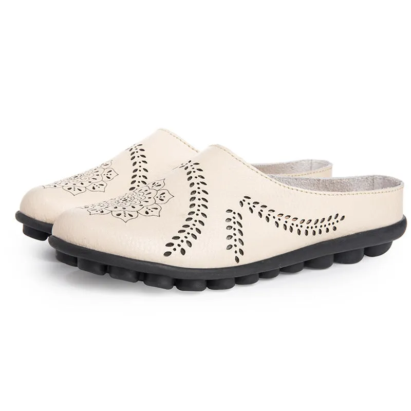Nanccy Casual All-match Hollow Slippers