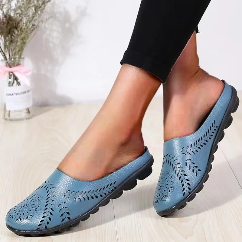 Nanccy Casual All-match Hollow Slippers