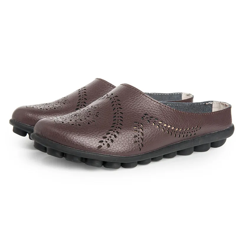Nanccy Casual All-match Hollow Slippers