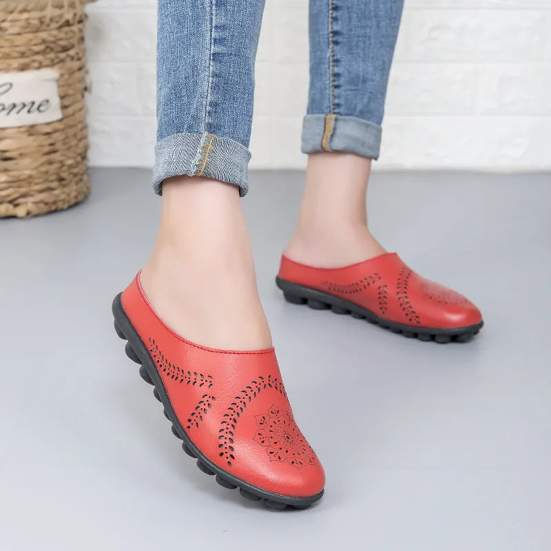 Nanccy Casual All-match Hollow Slippers