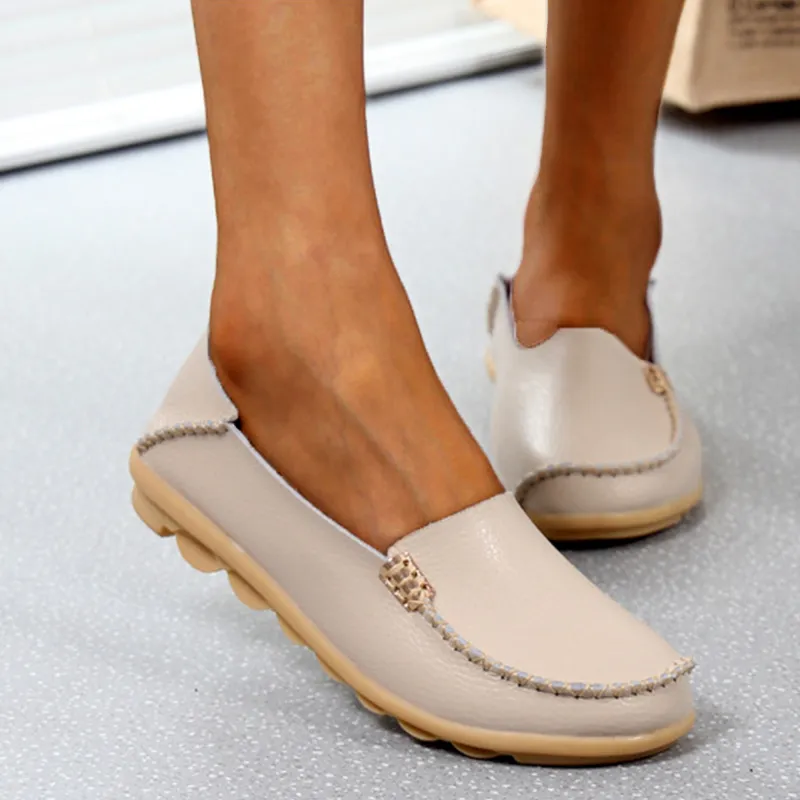 Nanccy - Comfortable Leather Loafers