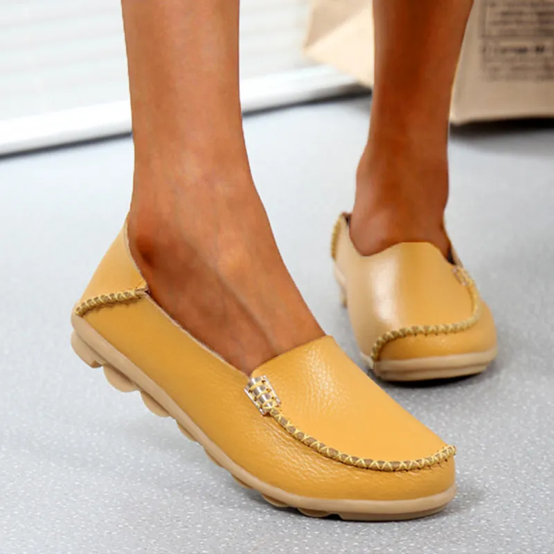 Nanccy - Comfortable Leather Loafers