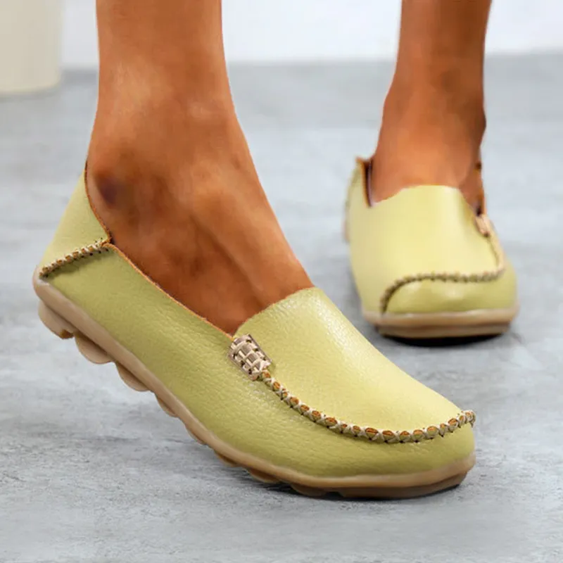 Nanccy - Comfortable Leather Loafers