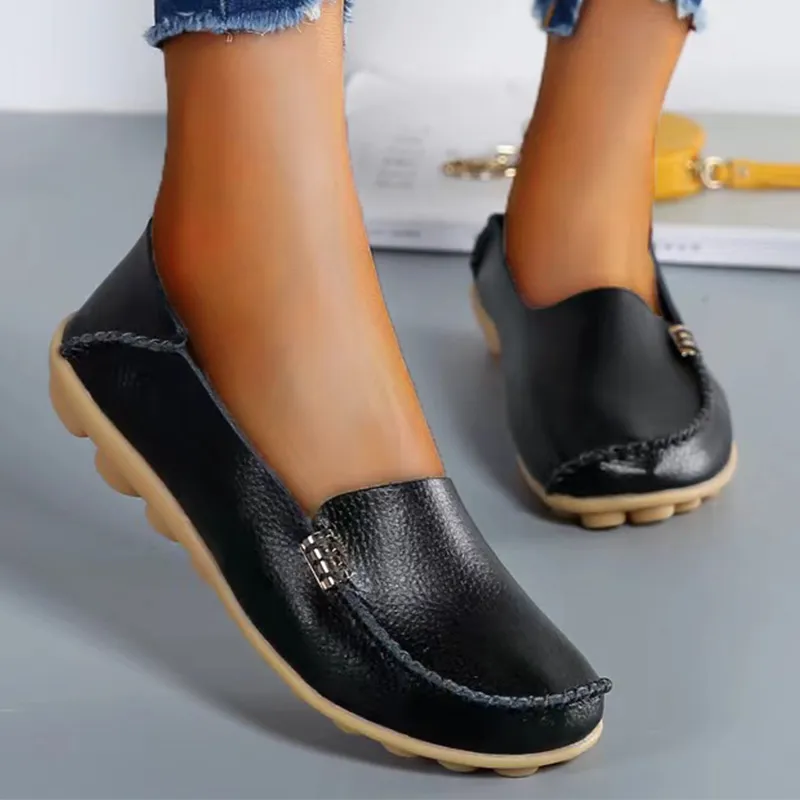 Nanccy - Comfortable Leather Loafers