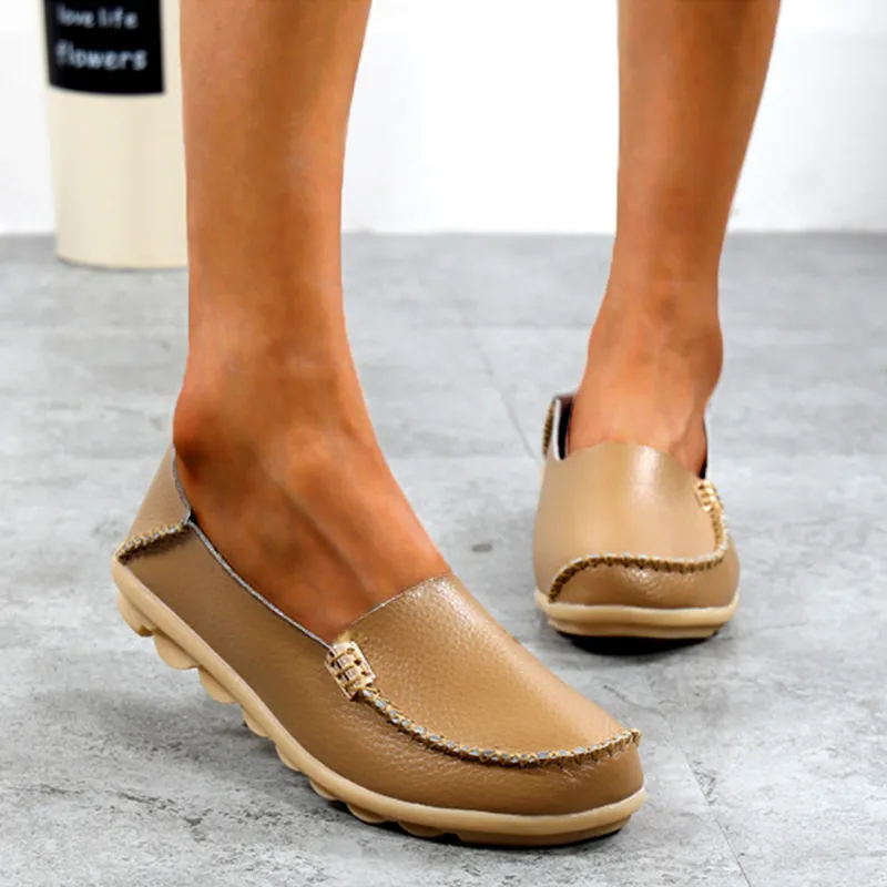 Nanccy - Comfortable Leather Loafers