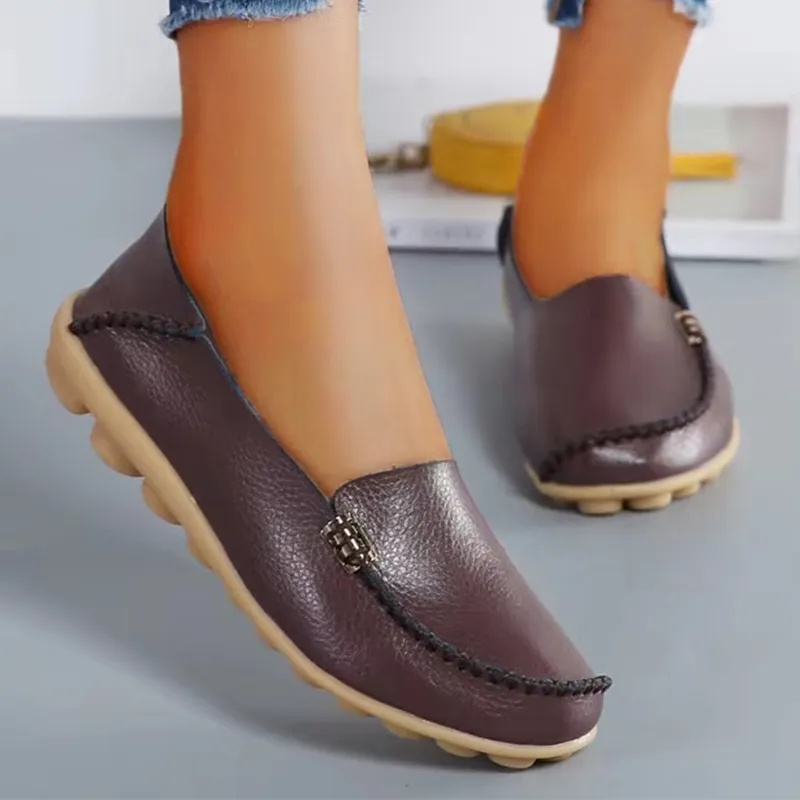 Nanccy - Comfortable Leather Loafers