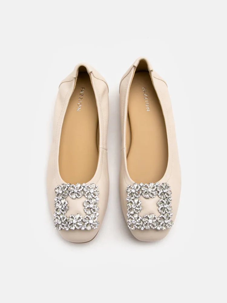 Oriole Embellished Buckle Ballet Flats