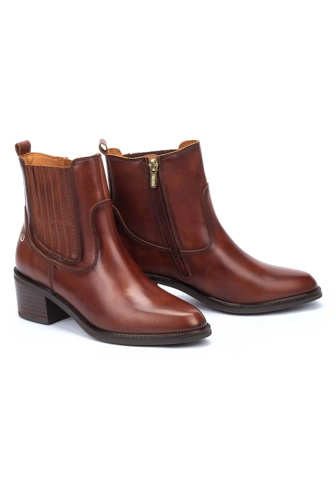 Pikolinos Bacarot Boot Cognac Brown Leather W2D-8909